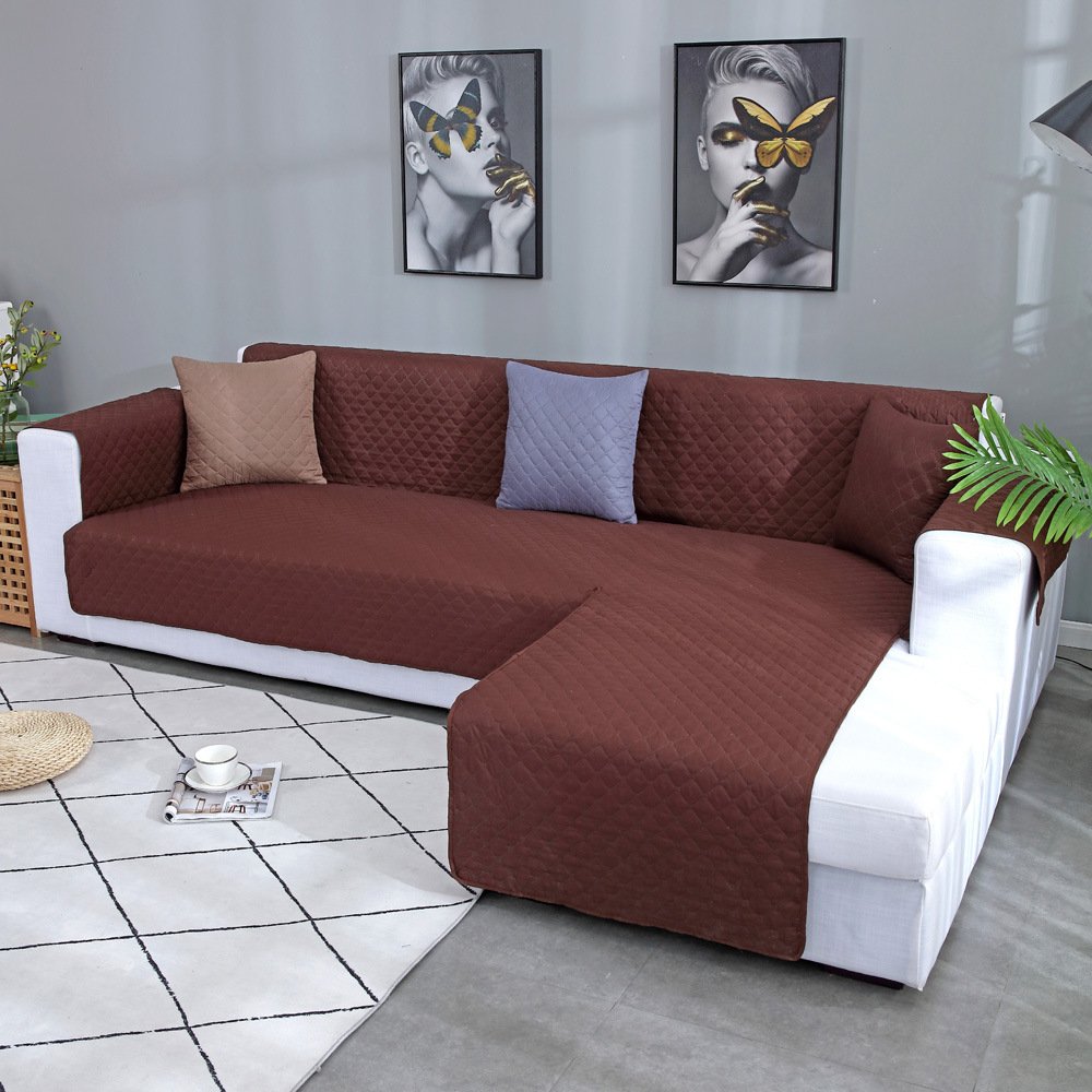 Cross-Border Hot-Selling Left And right Chaise Longue Universal Combination Sofa Cover Amazon With Integrated Waterproof Pet Sofa Cushion - Image 3