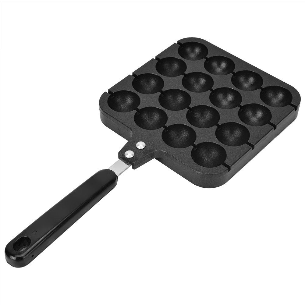 Household Hong Kong-Style Egg Waffle Pan Commercial Portable Gas Round Egg Waffle Machine Cake Cake Non-Stick Bakeware Baking Mold - Image 4