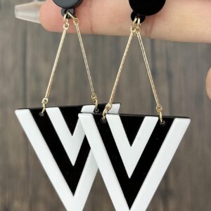 Triangle Drop Earrings