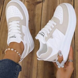 Fall/Winter Women's Casual Sports Shoes With Thick Sole And Wedge Heel, Ideal For Outdoor Activities,Sneakers For Women