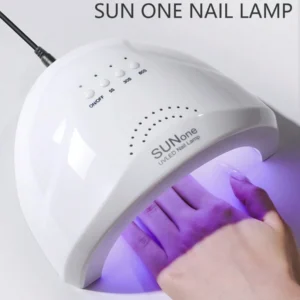 1pc White USB Nail Lamp/Nail Dryer, Nail UV Gel Curing Light, Dual Light Source UV Nail Lamp, Suitable For Women And Girls Nail DIY