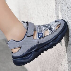 Boys Summer Convenient Hook-And-Loop Breathable Children Sports Sandals