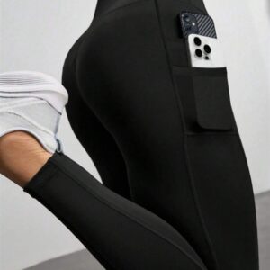 Easithlete Easithlete Phone Pocket Side Tummy Control Sports Leggings Yoga Women Pants