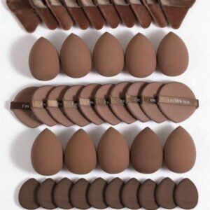 50/30/20/10pcs Makeup Sponge Set, Makeup Blender, Professional Makeup Blending Sponge Wholesale, Stocking Up, Super Soft Concealer Sponge, Facial Makeup Tools, Suitable For Foundation, Powder, Toner,Giveaways,Travel,Cheap Stuff,Travel Essential