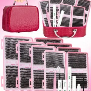 2560Pcs, 640Pcs Individual Lash Clusters, Lash Clusters Eyelash Extension Kit, 9-16mm Mix Individual Lashes Kit With Lash Bond And Seal, Lash Tweezers, Lash Cluters, Lashes, Lashes Set