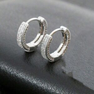 1 Pair Hip Hop Men's Earrings, Hoop Earrings, Fashion Niche Design, Minimalist Style Ear Jewelry