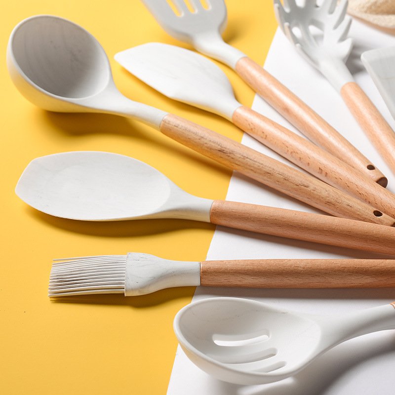 Marbled Silicone Kitchenware Set - Image 4