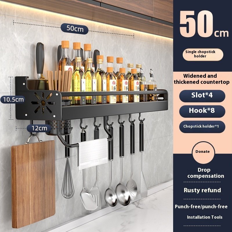 Kitchen Storage Rack Punch-free Multi-functional Household - Image 7