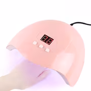 Nail Art Tool Kit with LED Nail Lamp, Glue Dryer - Premium Stainless Steel Set for Nail Artists | Modern Nail Tools - Image 2