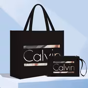 Two-Piece Set Bag Handbag, with Letter Printing - Spacious And Durable, Including a Matching Makeup Bag, Magnetic Closure - Perfect for - Image 5