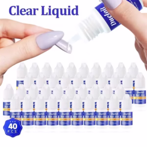 1pc/6pcs/10pcs/20pcs/40pcs Rhinestone Diamond Nail Glue, 3g Clear Long-Lasting Nail Glue, Nail Tip Glue, Nail Art Supplies