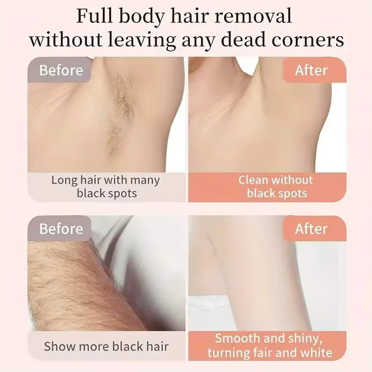 2-In-1 Women's Electric Shaver, Dual Head Design, Bikini Trimmer, Suitable For Bikini Line, Underarms, Legs, Arms, Body, Face And Other Areas, USB Rechargeable, Gentle On Skin - Image 6