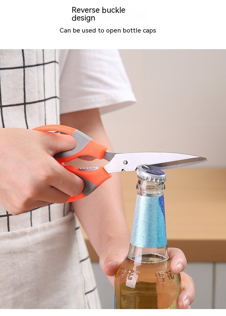 Kitchen Multi-function Bottle Opener Kitchen Auxiliary Scissors - Image 8