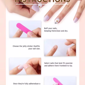 24pcs Of French Holographic Acrylic Nail Art Pieces, Medium Almond Shape, Press-On Gel Nail Stickers, Y2K White/Pink 3D False Nails. Perfect For Daily Wear At Nail Salons, Holiday Parties, And As Gifts.