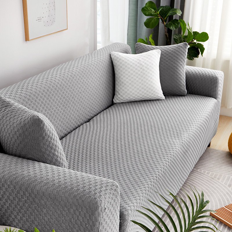 All-inclusive Universal Four Seasons Universal Sofa Cover Thick Solid Color - Image 7