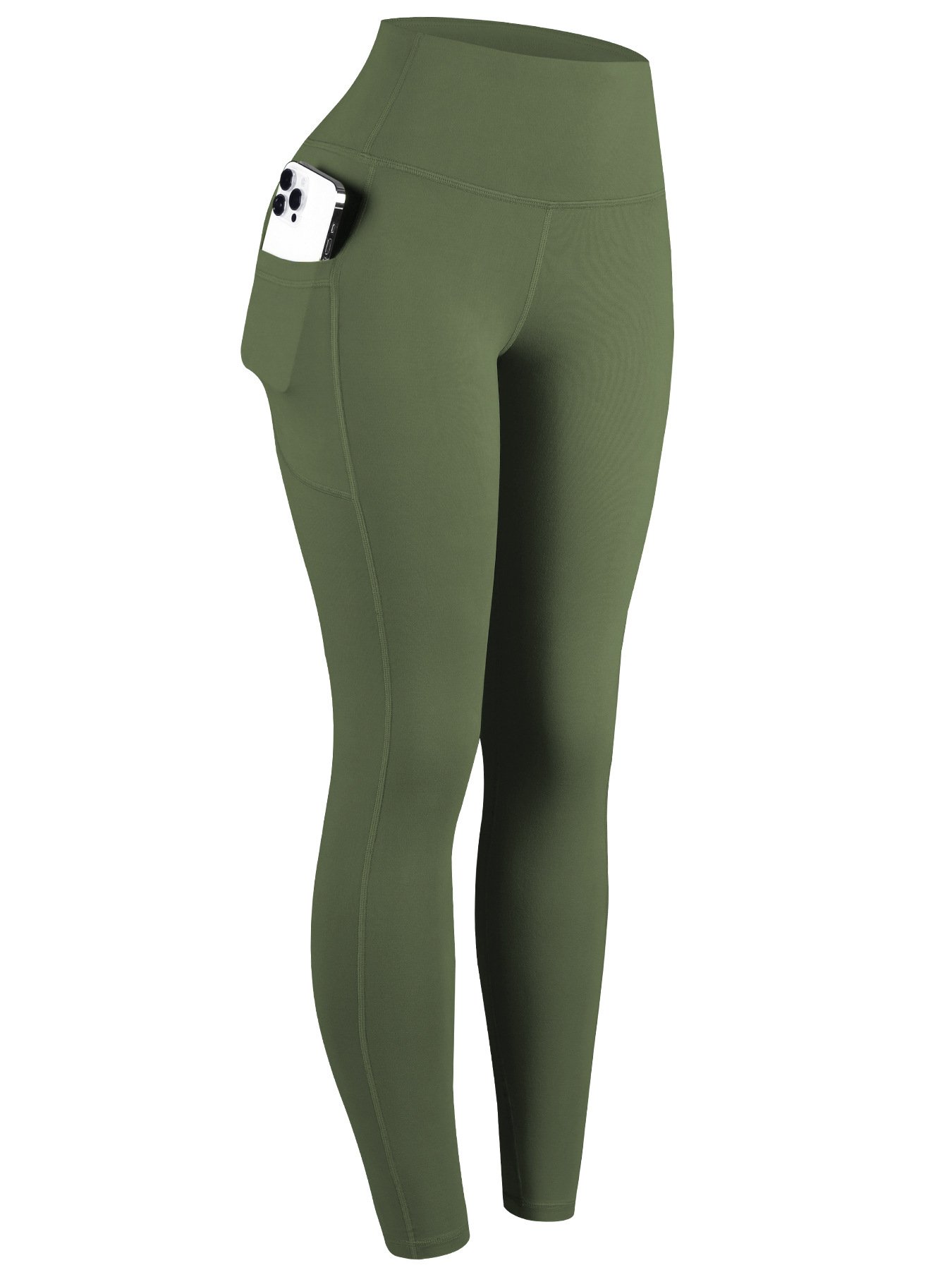 Solid-color Side-pocket Running And Yoga Pants With A Bare-feel Fit - Image 10