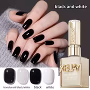 XEIJAYI 15ml New Popular Black And White Nail Gel Semi Permanent Nail Art Soaking LED Nail Salon DIY Nail Salon Gel - Image 4