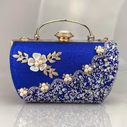 New Elegant Rhinestone Bead Decor Dinner Bag, Party, Wedding Women's Evening Handbag, Vintage Style Small Prom Bag - Image 2