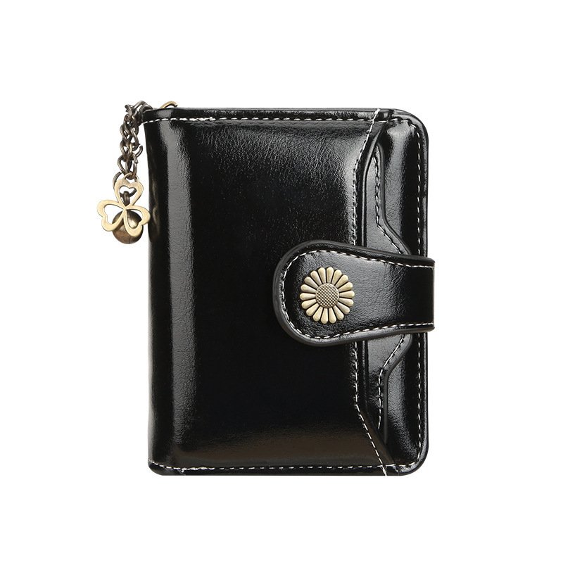 New Womens Wallet Fashionable Tassel Design Zip-around Short Style With Multiple Card Slots - Image 5