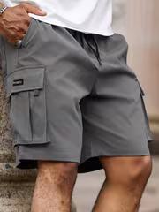 Plus Size Men'S Shorts, Loose Shorts for Men, Casual Plus Size Shorts, Summer Bermuda Shorts, Multi-Pocket Cargo Shorts for Men - Image 10