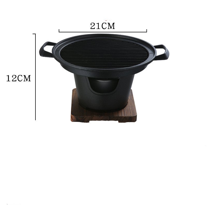 Food Non-Stick Small Barbecue Grill Household Indoor Barbecue Small Grill - Image 6