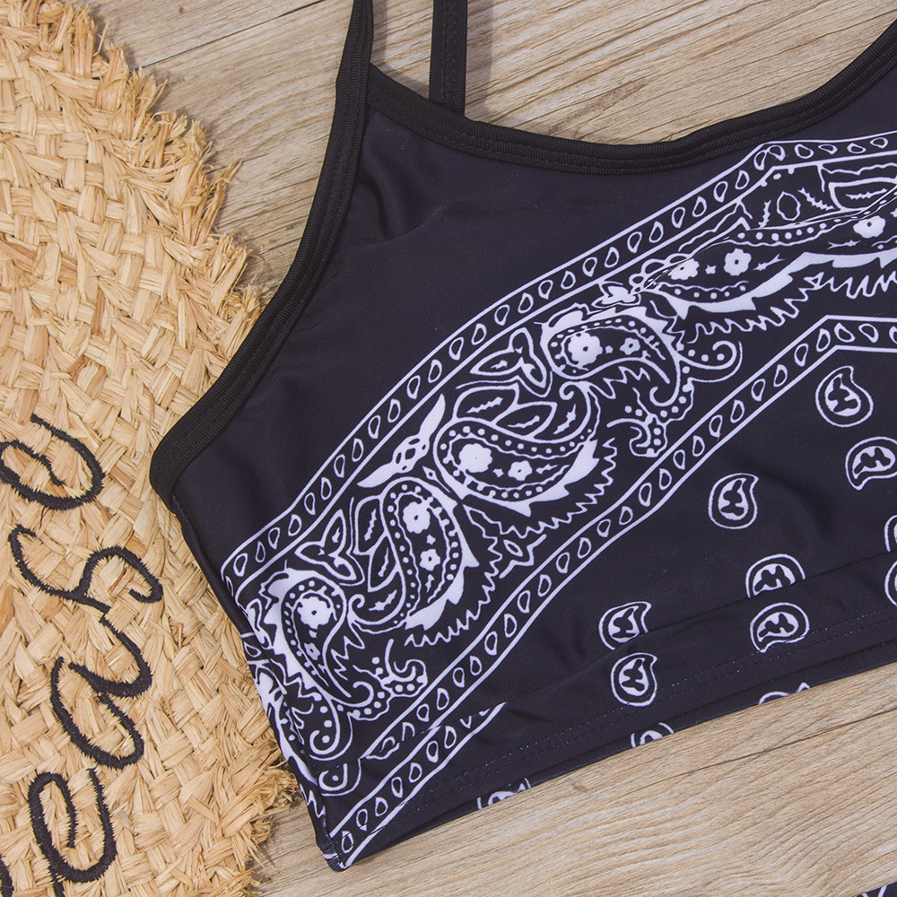 Printed Girls' Bikini Swimsuit - Image 8