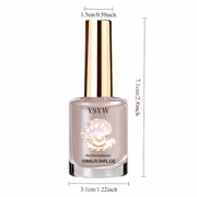 10ml Shimmering Iridescent Nude Pink Nail Polish, Premium Smooth Texture, Long-Lasting High-Gloss Effect, Easy to Apply, Enhances Beauty, Suitable for Nail Art and Nail Decoration, Exclusively for - Image 6
