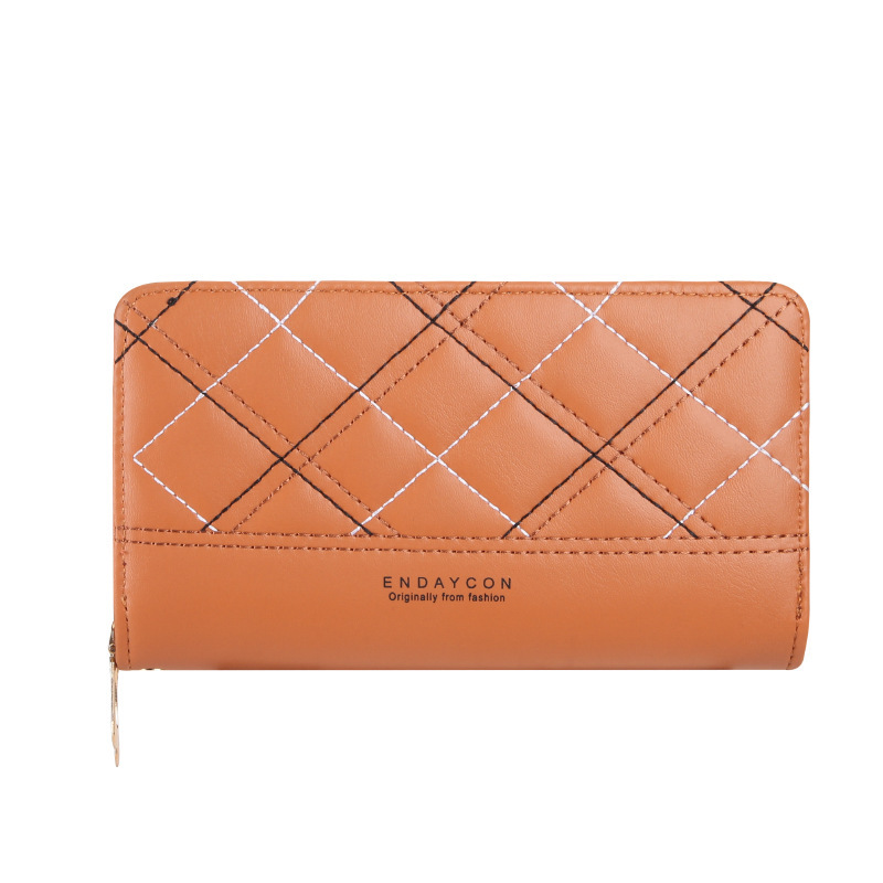 Women's Double Zipper Wallet Long Large Capacity - Image 4
