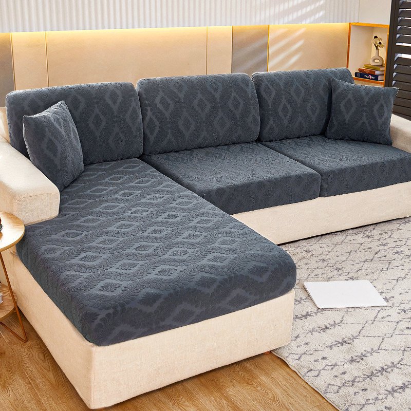 Sofa Cover Elastic Jacquard Velvet Cover Non-slip Simple - Image 3