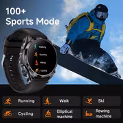 New Men's Smartwatch - Wireless Calling/Texting/Multiple Sports Modes/Remote Camera Control/Fitness Tracker, Compatible with iPhone and Android, USB Charging, Smart Connectivity, Modern Style, Clear Screen Display - Image 7