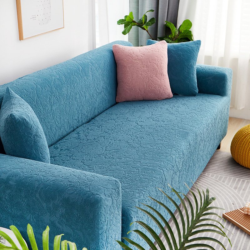 All-inclusive Universal Four Seasons Universal Sofa Cover Thick Solid Color - Image 6