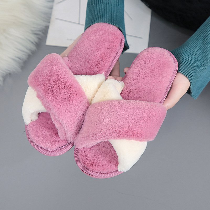Plush cotton slippers - Image 6