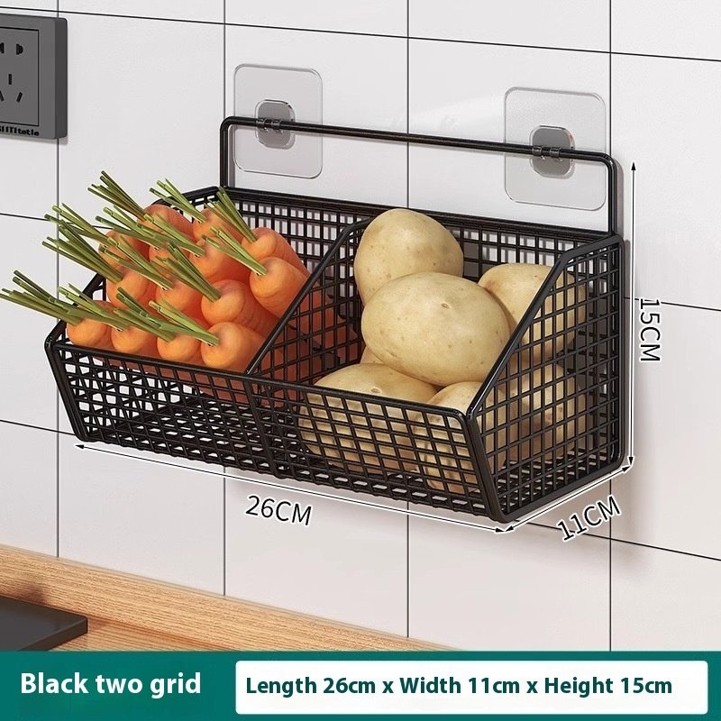 Punch-free Hanging Kitchen Wall-mounted Storage Rack - Image 5