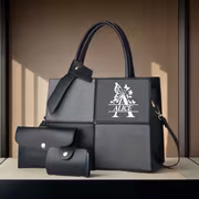 New Patchwork Color-block Briefcase with Personalized Butterfly Floral Pattern, Large Capacity Women's Tote Bag. Highly Aesthetic Lettering Bag and Versatile Handbag/shoulder Strap Design Featuring a Refined Stiff Structure Ideal for Daily Commutes - Image 8