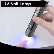 A Compact Black 395Nm Mini Flashlight, This Portable Purple Lamp Is Designed for Nail Polish And Features a Countdown Timer. It Is USB Rechargeable And Offers Two Lighting Modes, Making It Suitable for Both Nail And Detecting Pet Urine Stains - Image 2