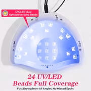 HOTU LED Nail Lamp, USB Portable Gel Nail Dryer with Auto Sensor & Timer, Quick Drying Nail Art Light for Home Salon - Image 4