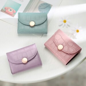 Cowhide Compact Multi-functional Small Wallet