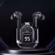 Transparent Wireless Earbuds Wireless 5.3 Headphones with ENC Noise Canceling Earphones, HiFi Dual Stereo Microphone In-Ear Earbuds with Charging And LED Digital Display Sports Headset. - Image 8