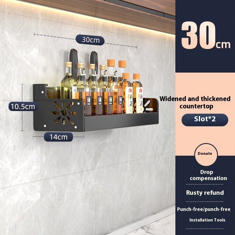 Kitchen Storage Rack Punch-free Multi-functional Household - Image 9