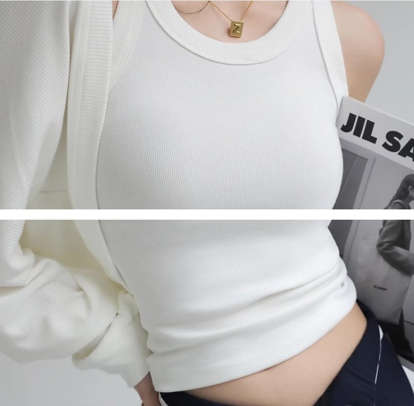Threaded-strap Casual Vest For Women - Image 5