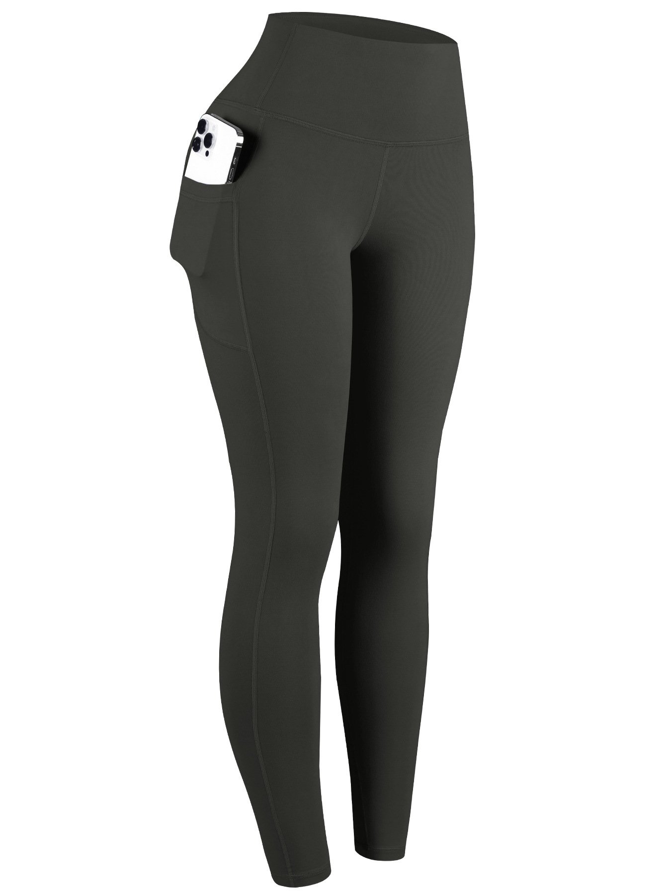 Solid-color Side-pocket Running And Yoga Pants With A Bare-feel Fit - Image 7
