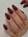 96pcs (4 Colors) Almond Shaped Glossy Acrylic Nail Stickers, Perfect Fit For Long Nails, Set Includes: 1 Bottle Of Gel Polish And 1 Nail File, Suitable For Women And Girls For Daily Wear, Parties, And Nail Art Nail Supplies - Image 10