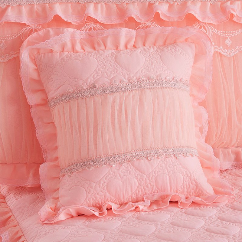 Lace Quilted Padded Pillowcase - Image 6