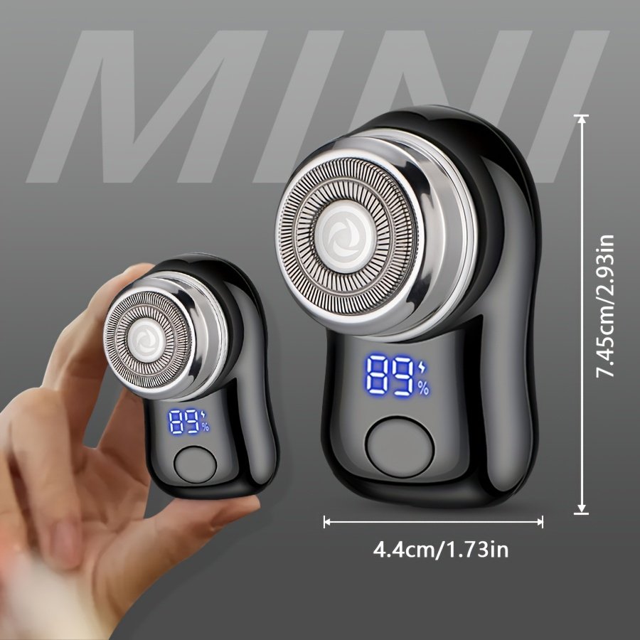 Men'S Electric Shaver, USB Rechargeable, Digital Display Feature, Compact And Portable, Suitable for Business Travel, Men'S Holiday Gift - Image 4