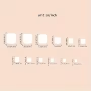 Enhance Your Beauty with These 24pcs Short Square Fake Nails in Elegant And Cool Glossy Black, Featuring Shiny Rhinestones. These Stylish And Versatile Nails Are Perfect for Dates And Parties in Spring And Summer - Image 3