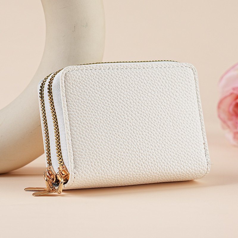 Clutch Wallet With Dual Zippers And Multiple Card Slots - Image 4