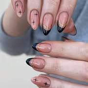 96pcs. New Easy Lines Shape Combination Pack, Medium And Long Almond Shaped Detachable Nail Pieces, Suitable for Women And to Wear Daily, Work, Travel, Nail Salon And Nail Art at Home, Holiday Gifts, Nail Art Decoration - Image 5