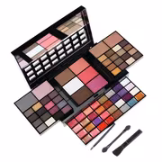 74-Color Professional Makeup Palette & Lipstick Set Suitable for Eyeshadow, Lip Gloss, Concealer - Powder Formula with Pearly Matte Shades, Blending Palette for Contouring, Foundation Matching, for & - Image 6