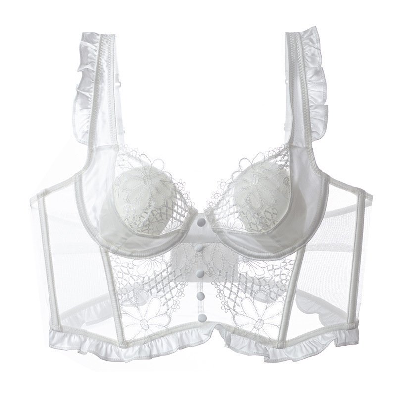 Lace Stitching Underwear Vest Style Fishbone Women - Image 4