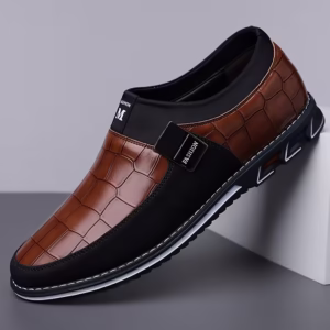 Men'S Business Dress Shoes Fashion Versatile Anti-Slip Casual Loafers
